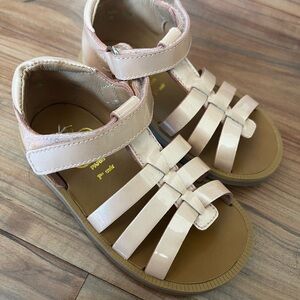 Pom D'Api Pink Sandals with Adjustable Straps